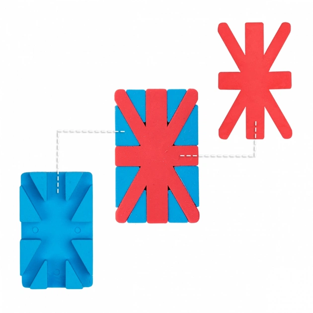 Гумка Yes London, набір 4шт (560558) - изображение 7