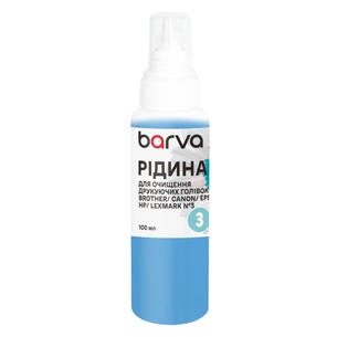 Рідина для очистки Barva №3 Brother/Canon/Epson/HP/Lexmar print head pigment 100 мл (F5-020-100) зображення 1