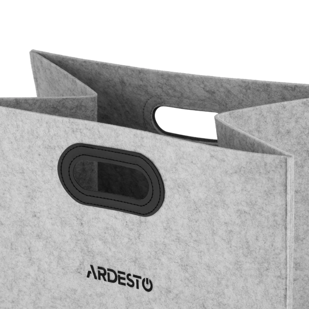Кошик для білизни Ardesto Prestigio Сірий 68 л (ARHC2401FG) - picture 4