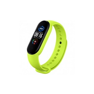 Ремінець до фітнес браслета BeCover Silicone для Xiaomi Mi Smart Band 5/6/7 Lime (705433) зображення 1