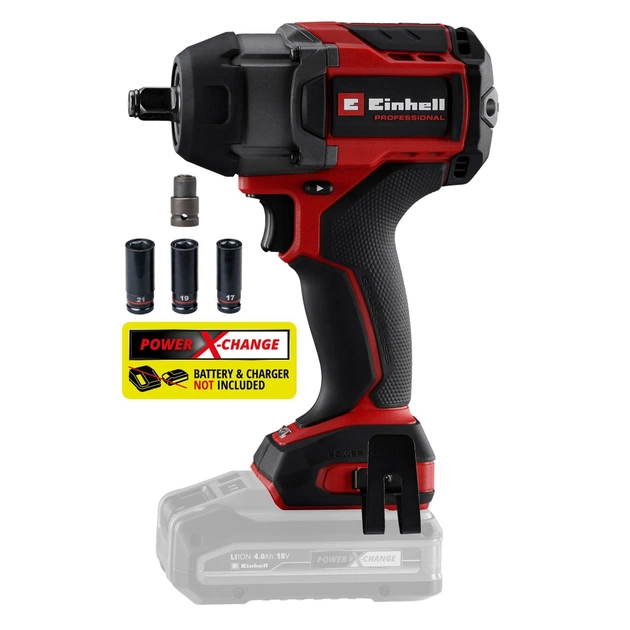 Гайковерт Einhell Professional TP-CW 18/750-C Li BL - Solo 18V, безщітковий, 750Нм 0-2200об/хв, 1.78кг (без АКБ та (4510065) - picture 1