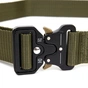 Ремінь Vintage Текстильний з чорною пряжкою Хакі (20549) - зменшене зображення 6