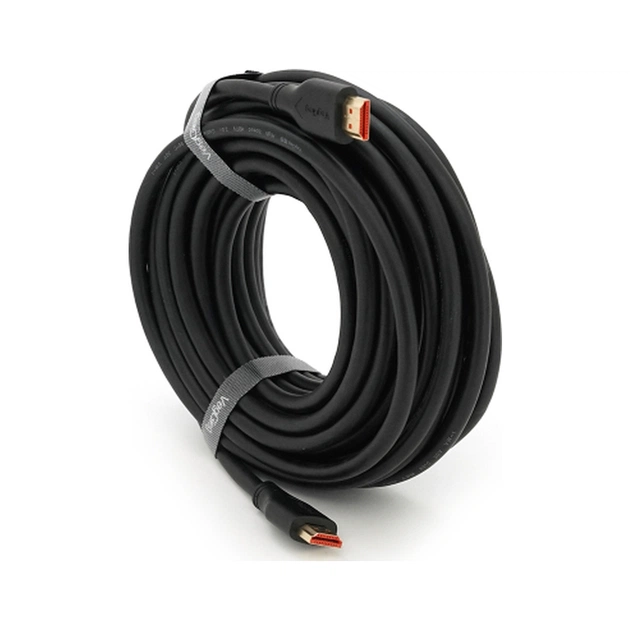 Кабель мультимедійний HDMI M to HDMI M 10.0m V2.0 4K UHD black VEGGIEG (YT-HDMI(M)/(M)HA-10/19716) - изображение 1