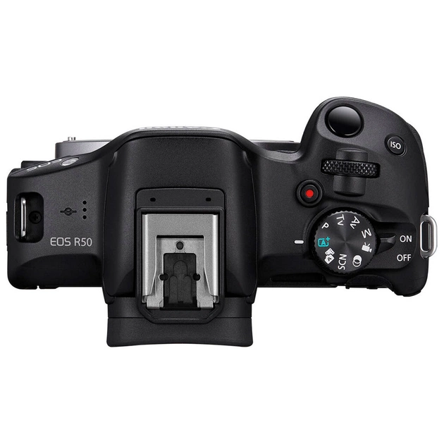 Цифровий фотоапарат Canon EOS R50 + RF-S 18-45 IS STM Black Creator Kit (5811C036) - зображення 8