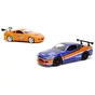 Масштабна модель автомобіля Jada набiр автомоделей Fast and Furious Nissan Silvia S15 і Toyota Supra (253202017) - зменшене зображення 2