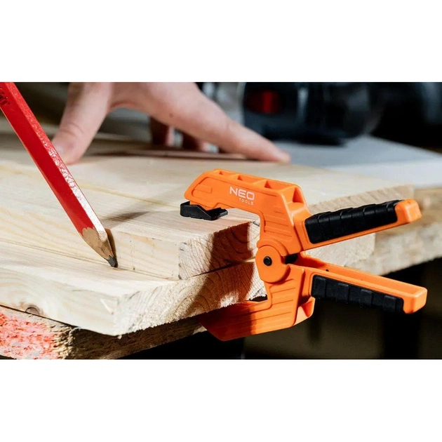 Струбцина Neo Tools затискач пружинний, пластик, 65мм (45-521) - picture 3