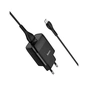 Зарядний пристрій HOCO C72Q Glorious USB QC3.0 + cable USB to Micro 5P 18W Black (6931474732521) - зменшене зображення 2