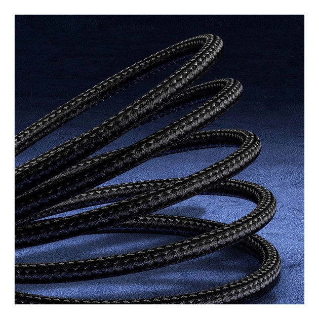 Дата кабель USB 3.1 AM to USB-C 0.25m 6.0A 66W Cafule Series Metal Black Baseus (CAKF000001) - picture 12