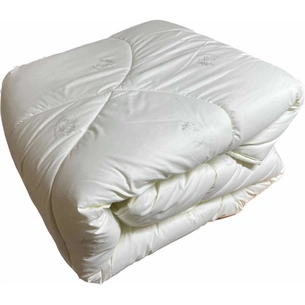 Ковдра ШЕМ зимова бамбук Молочна двоспальна 175х210 (175 Бамбук_молочний) зображення 1