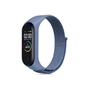 Ремінець до фітнес браслета BeCover Nylon Style для Xiaomi Mi Smart Band 5/6 Blue (705417) - зменшене зображення 1