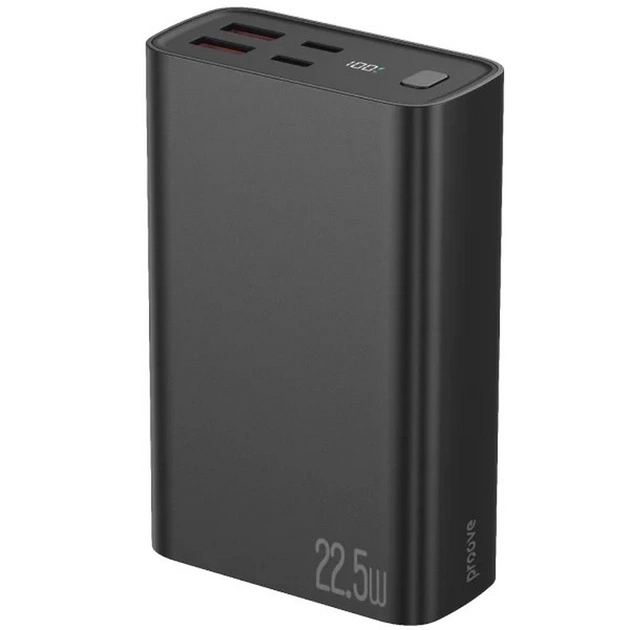 Універсальна мобільна батарея Proove Hyper Flux Plus 22.5W 20000mAh Black (PBF222120001) - зображення 1