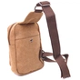 Сумка Vintage Чоловіча через плече текстильна Коричнева (21230) - зменшене зображення 2
