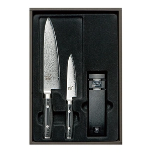 Набір ножів Yaxell з 3-х предметів, серія Ran (36000-003) зображення 1