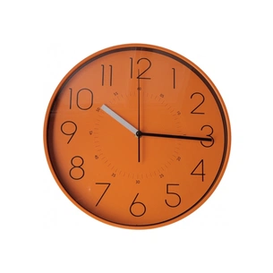 Настінний годинник Optima Flash пластиковий, помаранчевий (O52096) зображення 1