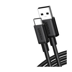 Дата кабель USB 2.0 AM to USB-C 1.0m 3A black Ugreen (85201) изображение 1