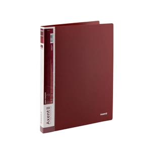 Папка на кільцях Axent А4 з 2-ма кільцями 700 мкм 25 мм Бордова (1207-04-A) изображение 1