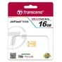 USB флеш накопичувач Transcend JetFlash 510, Gold Plating (TS16GJF510G) - зменшене зображення 4