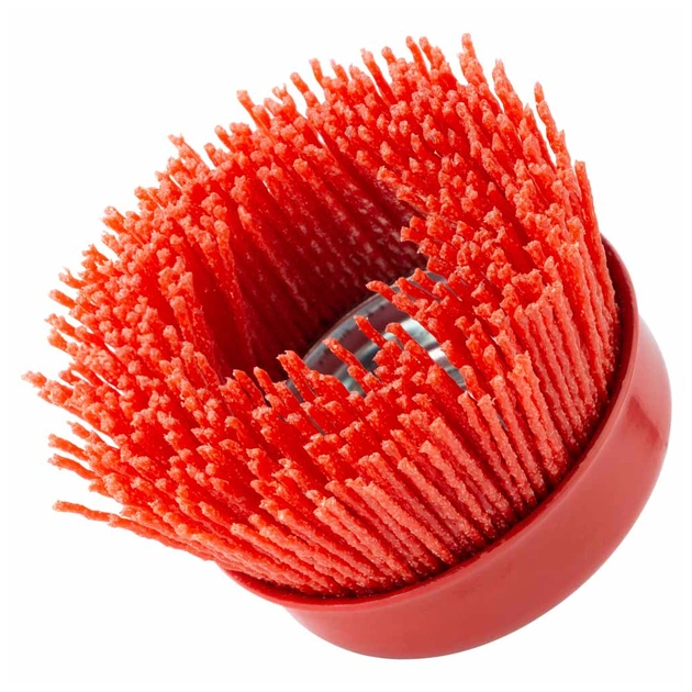 Щітка для електроінструменту Sigma дротяна чашеподібна 75мм М14x2мм нейлонова 9014471 (9014471) - picture 2