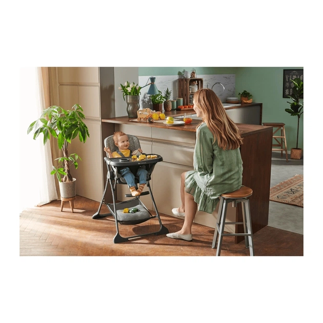 Стілець для годування Kinderkraft Foldee Grey (5902533922437) - picture 8