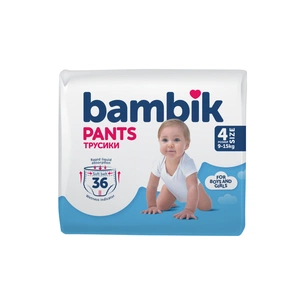 Підгузки Bambik трусики 4 (9-15 кг) 36 шт (4823071652550) зображення 1