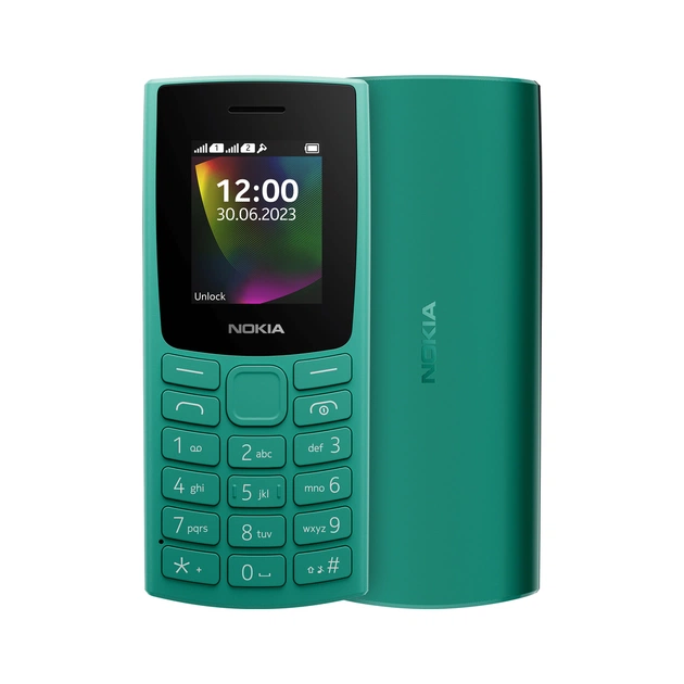Мобільний телефон Nokia 106 DS 2023 Green (1GF019BPJ1C01) - зображення 1