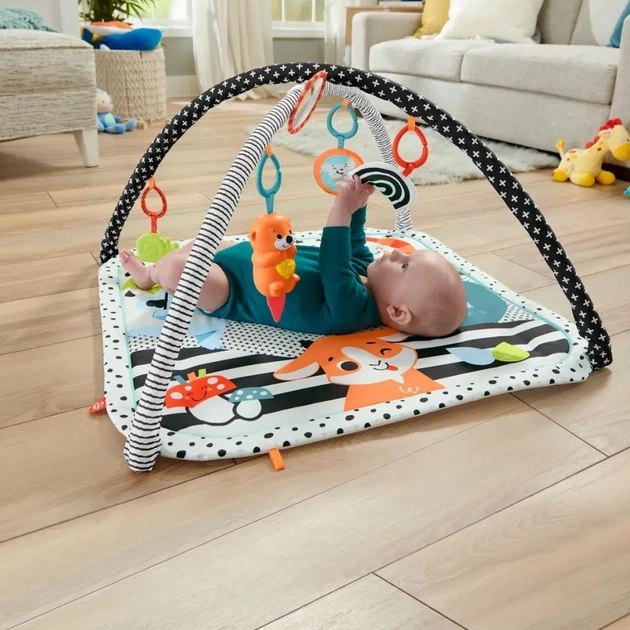 Дитячий килимок Fisher-Price ігровий центр Веселі розваги 3-в-1 (JMN72) - зображення 9