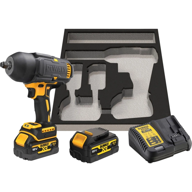 Гайковерт DeWALT 18 В XR Li-lon 2x5Ah, 1396 Нм (DCF900P2G) - picture 7