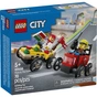 Конструктор LEGO City Піца-авто проти пожежної машини Набір перегонів (60458) - зменшене зображення 1