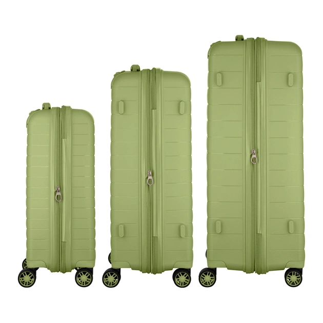 Набір валіз 2E Aero (L+M+S), оливково-зелені (2E-SPP-AERO-SET3-MG) - зображення 6