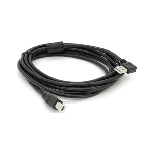 Кабель для принтера USB 2.0 AM/BM 2.0m 90° corner black Ritar (YT-AM/BM90°-2.0B) зображення 1