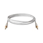 Кабель мультимедійний AUX Audio 3.5mm M/M 1.2m JACK01-03 white Defender (87513) - уменьшенное изображение 2
