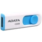 USB флеш накопичувач ADATA 64GB C008 White+Blue USB 2.0 (AC008-64G-RWE) - зменшене зображення 2