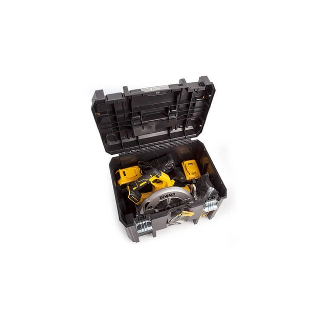 Дискова пила DeWALT 18В XR Li-Ion, диск 184х16 мм, 3.6 кг, 2x5Ah, кейс TSTAK (DCS570P2) - picture 3