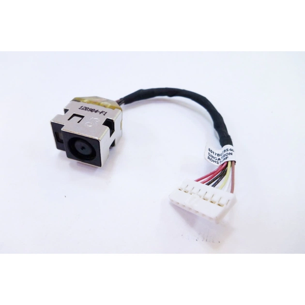Роз'єм живлення ноутбука з кабелем для HP PJ257 (7.4mm x 5.0mm + center pin), 7-pin, Универсальный (A49050) - picture 2