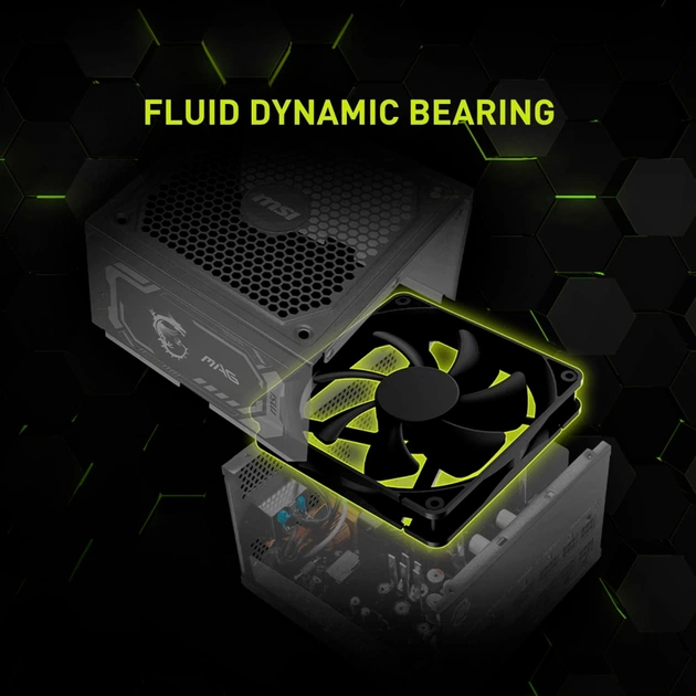 Блок живлення MSI 1000W (MAG A1000GL PCIE5) - изображение 10