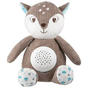 М'яка іграшка Canpol плюшева музична з проектором Оленя - коричнева (77/206_brow) зображення 1