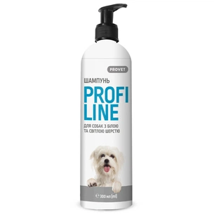 Шампунь для тварин ProVET Профілайн для собак з білою та світлою шерстю 300 мл (4823082422043) зображення 1