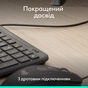 Клавіатура Logitech Signature Slim K620 for Business USB-C UA Graphite (920-013333) - зменшене зображення 2