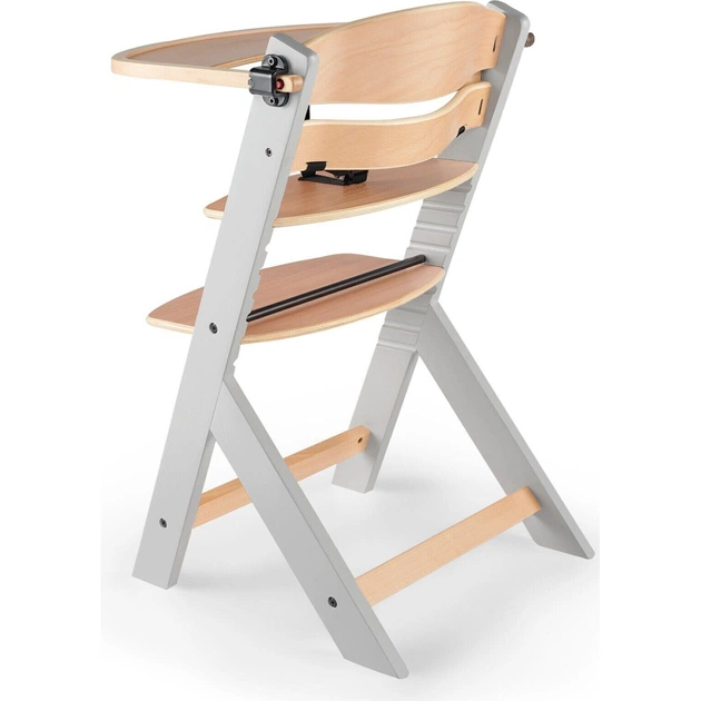 Стілець для годування Kinderkraft Enock Gray Wood (5902533915095) - picture 3