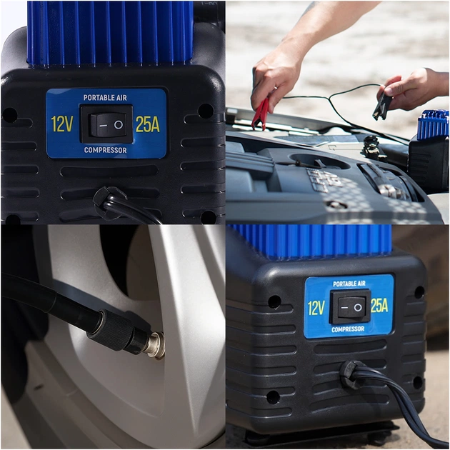 Автомобільний компресор VITOL K-72 150psi/25Amp /90л (K-72) - picture 8