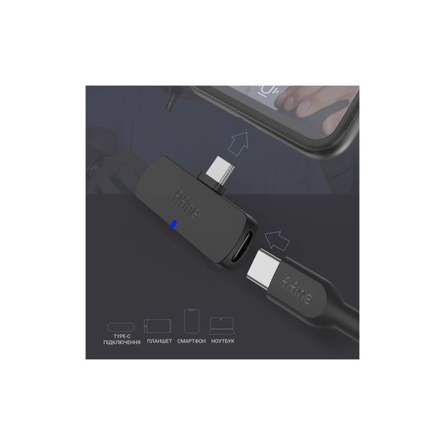 Мікрофон Fifine M6 Wireless Black (M6) - picture 7