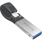 USB флеш накопичувач SanDisk 16GB iXpand USB 3.0/Lightning (SDIX30C-016G-GN6NN) - зменшене зображення 3
