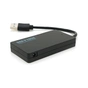 Концентратор Voltronic USB 3.0 to 4xUSB 0.14m flat black (YT-3HF4/2TB) - зменшене зображення 2