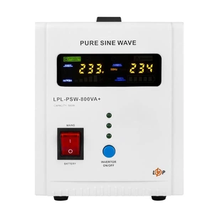 Пристрій безперебійного живлення LogicPower LPL-PSW-800VA+ ( 560W ) 12V (37714) зображення 1