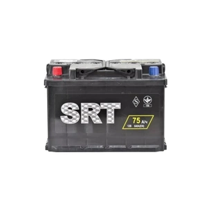 Акумулятор автомобільний SRT 6СТ-75АЗ (1) (+/-) (L3) 640А 12V (E) зображення 1