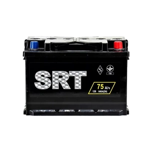 Акумулятор автомобільний SRT 6СТ-75АЗ (1) (+/-) (L3) 640А 12V (E) зображення 1