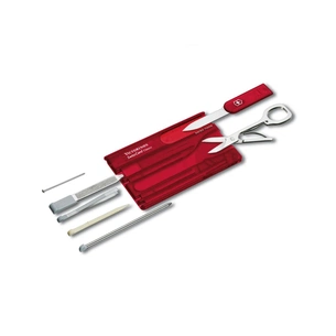 Ніж Victorinox SwissCard Transparent Red Blister (0.7100.TB1) зображення 1