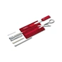 Ніж Victorinox SwissCard Transparent Red Blister (0.7100.TB1) - зменшене зображення 1