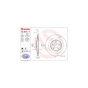 Тормозной диск Brembo 09.B312.11 - уменьшенное изображение 1
