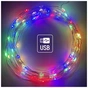 Гірлянда ColorWay Роса LED 50 5 м 8 функцій різнокольорова USB (CW-G-50L5NUMC) - зменшене зображення 2